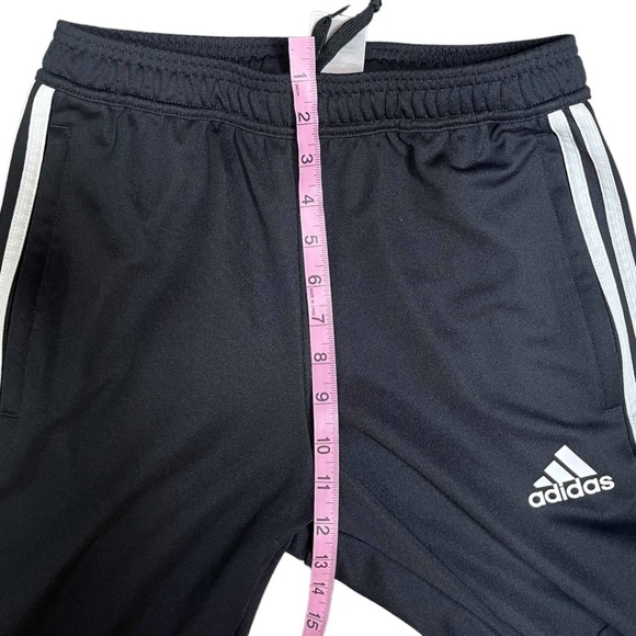 Mens Adidas Joggers Side Stripe Size Small - High Rise Joggers Pants - Picture 4 of 9